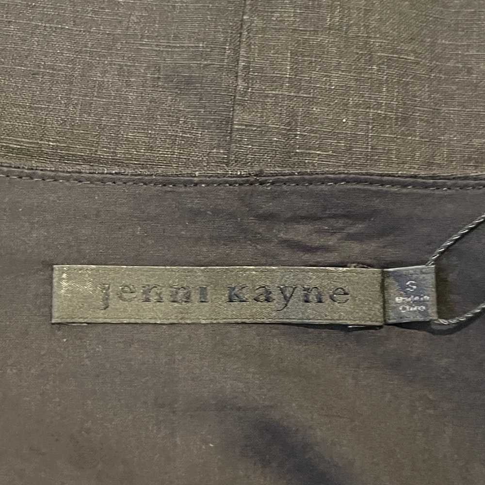 Jenni Kayne Kinney 100% Linen Black Midi Dress - Picture 9 of 10
